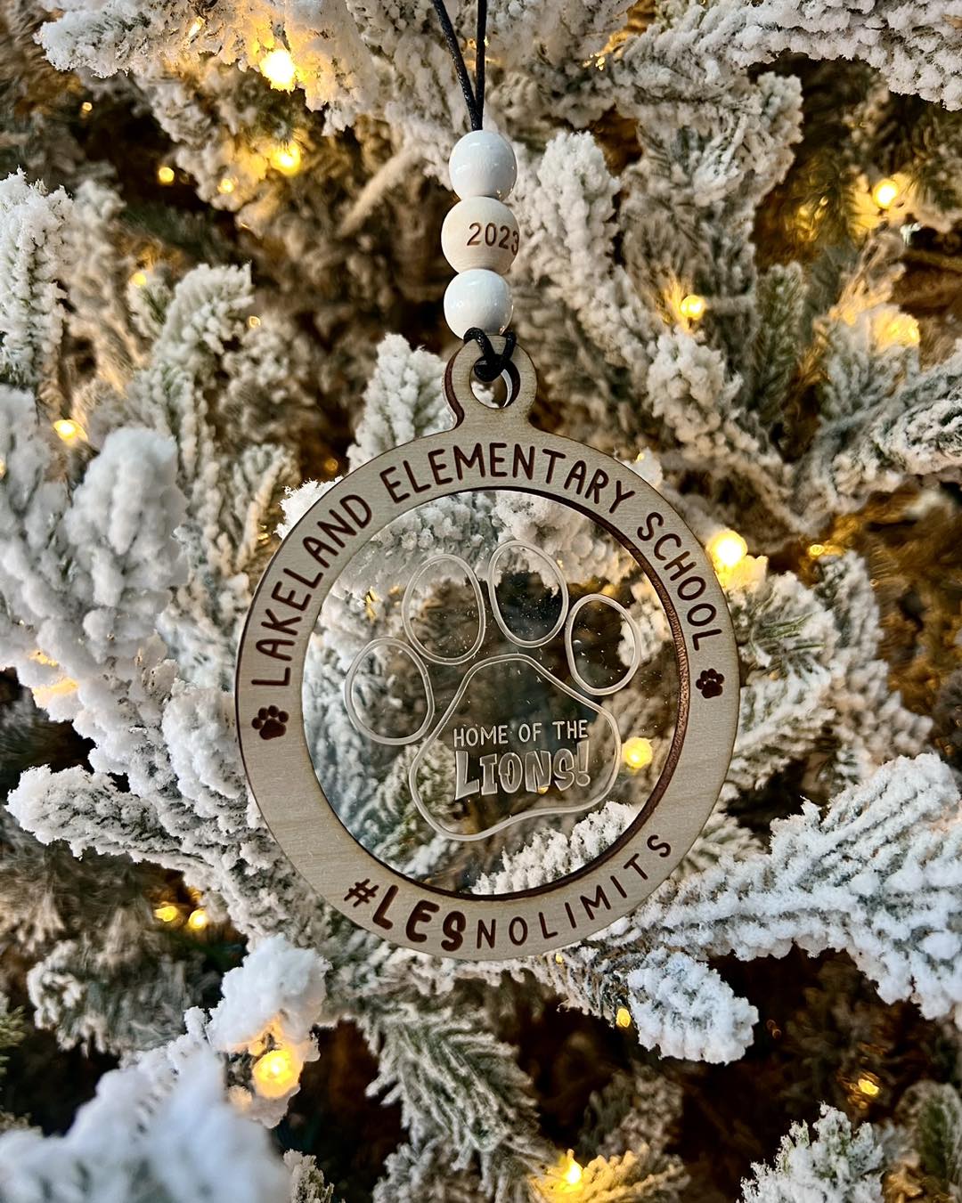 LES-Home of the Lions 2023 Ornament
