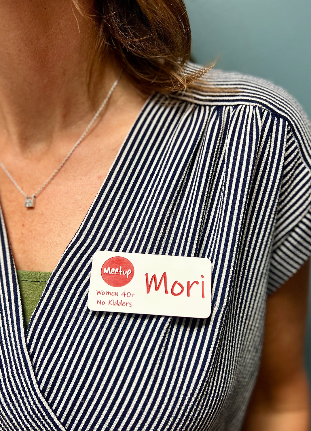 No-Kidder's Meetup Engraved Magnetic Name Tag