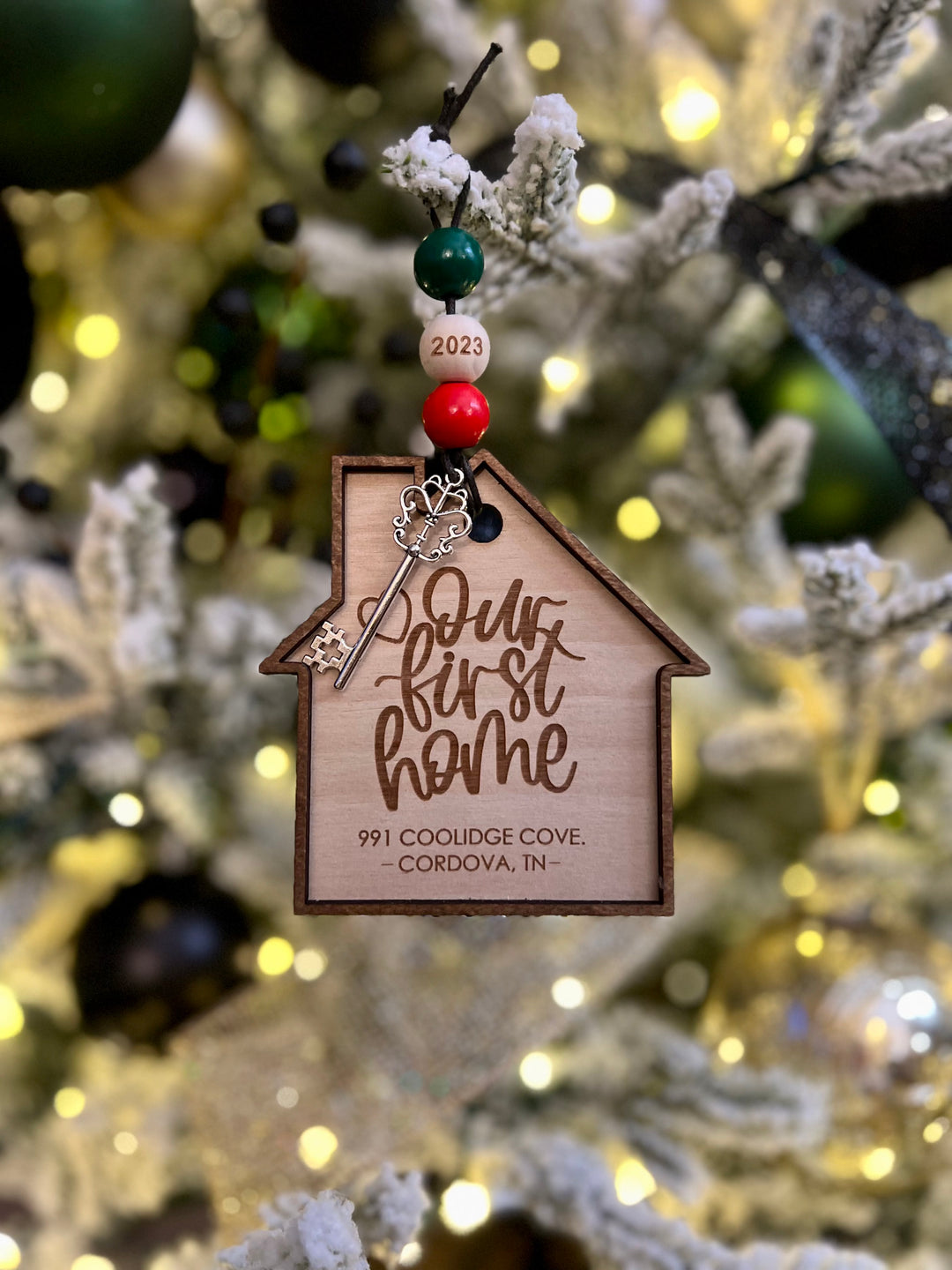 Our First Home Christmas Ornament *Personalize Me*