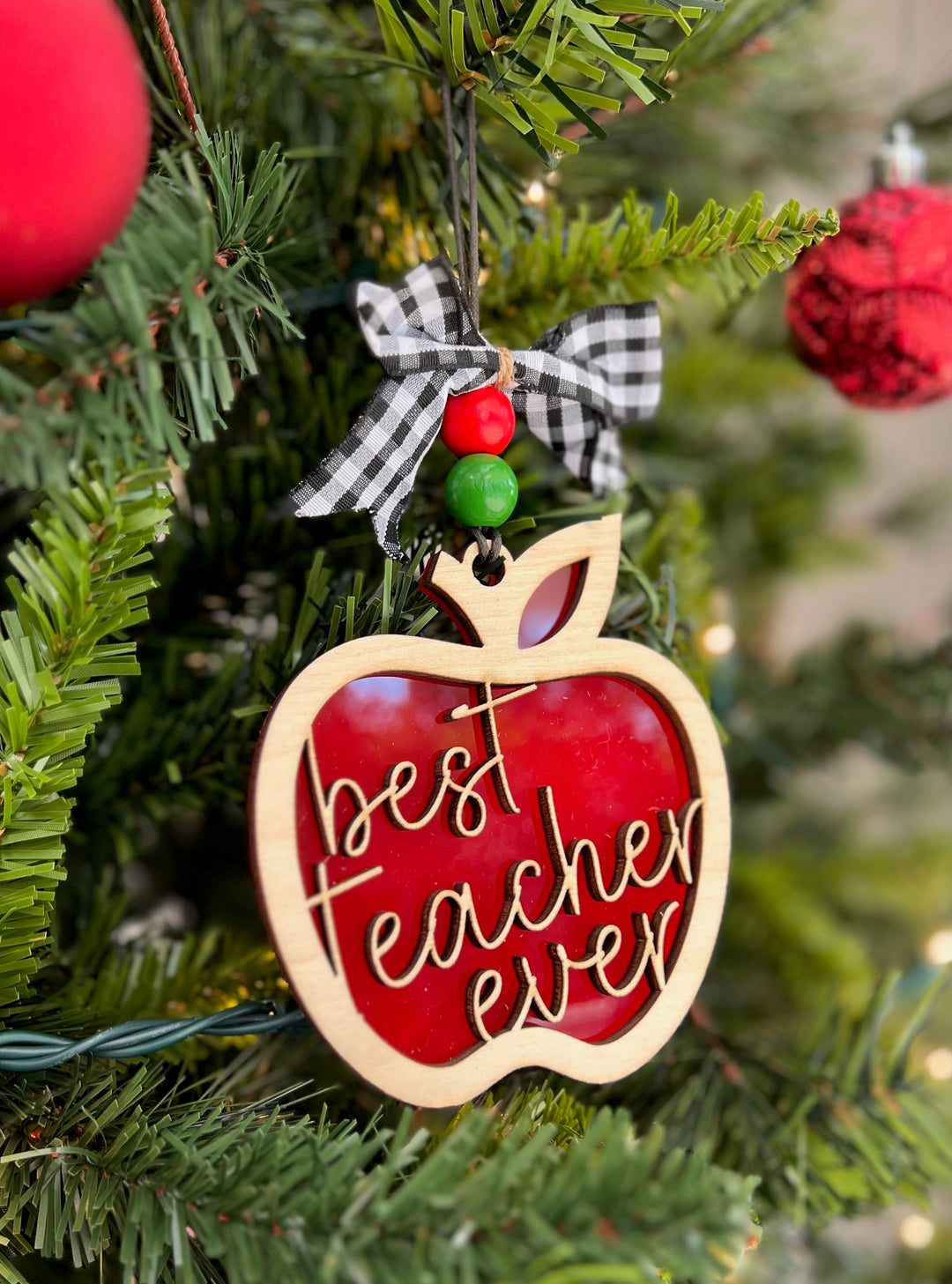 Best Teacher Ever Ornament