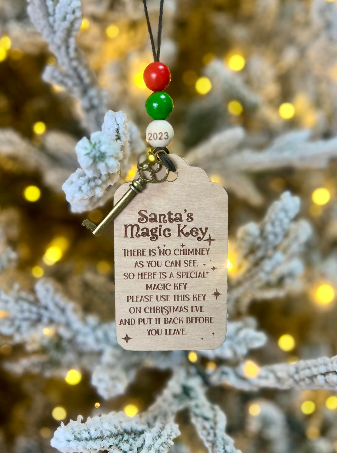 Santa's Magic Key Ornament