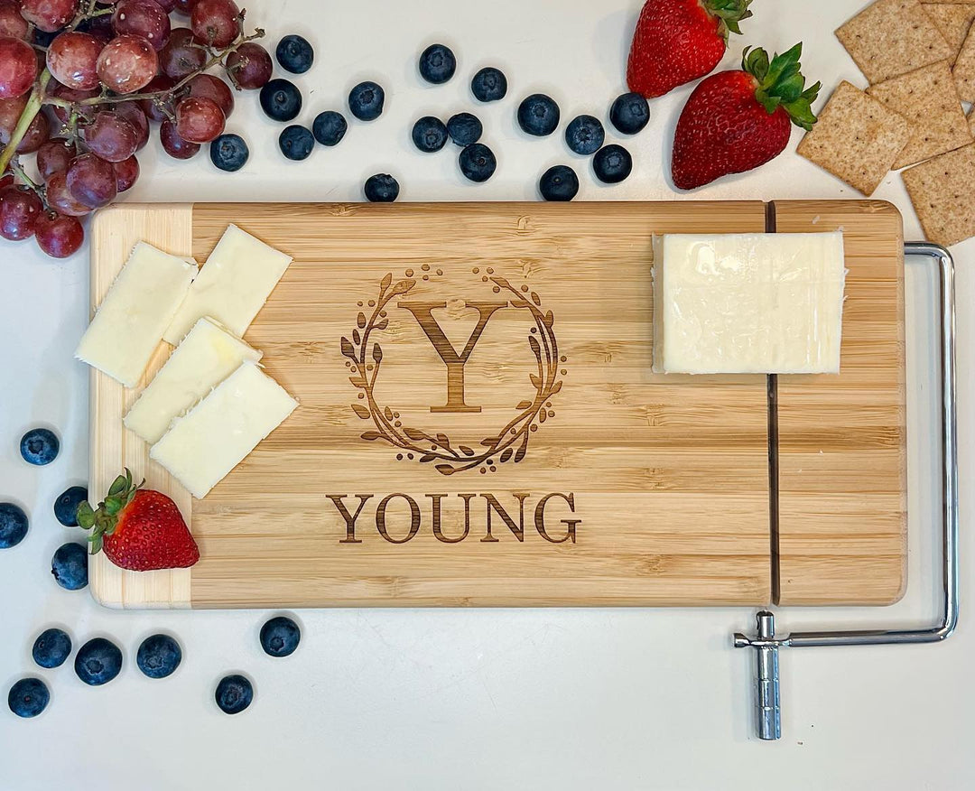 Personalized Cheese Slicing Board