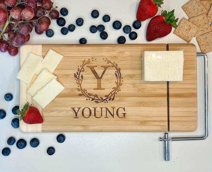 Personalized Cheese Slicing Board