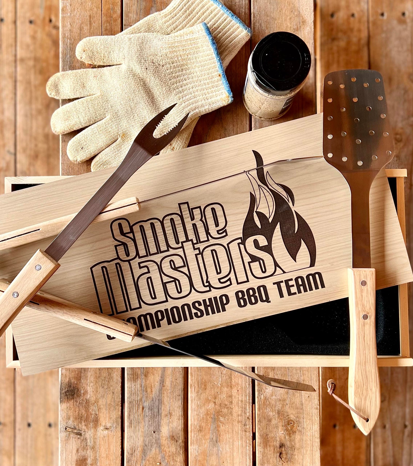 Personalized Engraved BBQ Set - 3 Piece