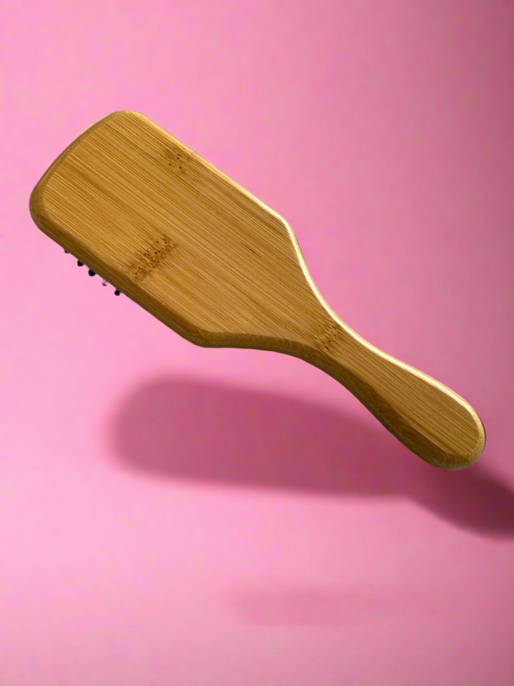 Engraved Bamboo Hair Brush