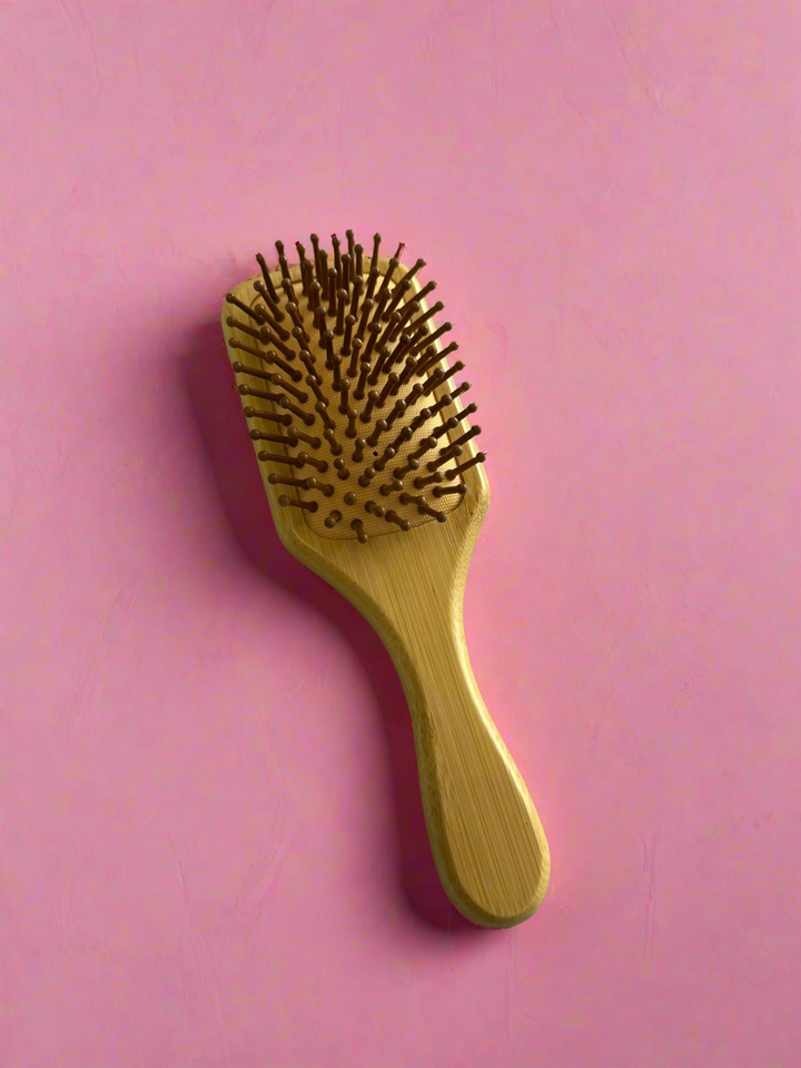 Engraved Bamboo Hair Brush