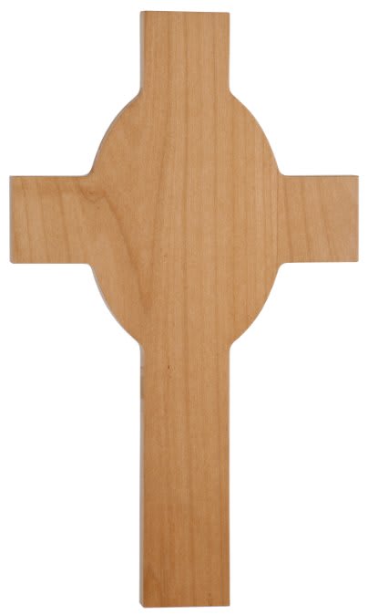Memorial Wooden Cross - Custom Engraved