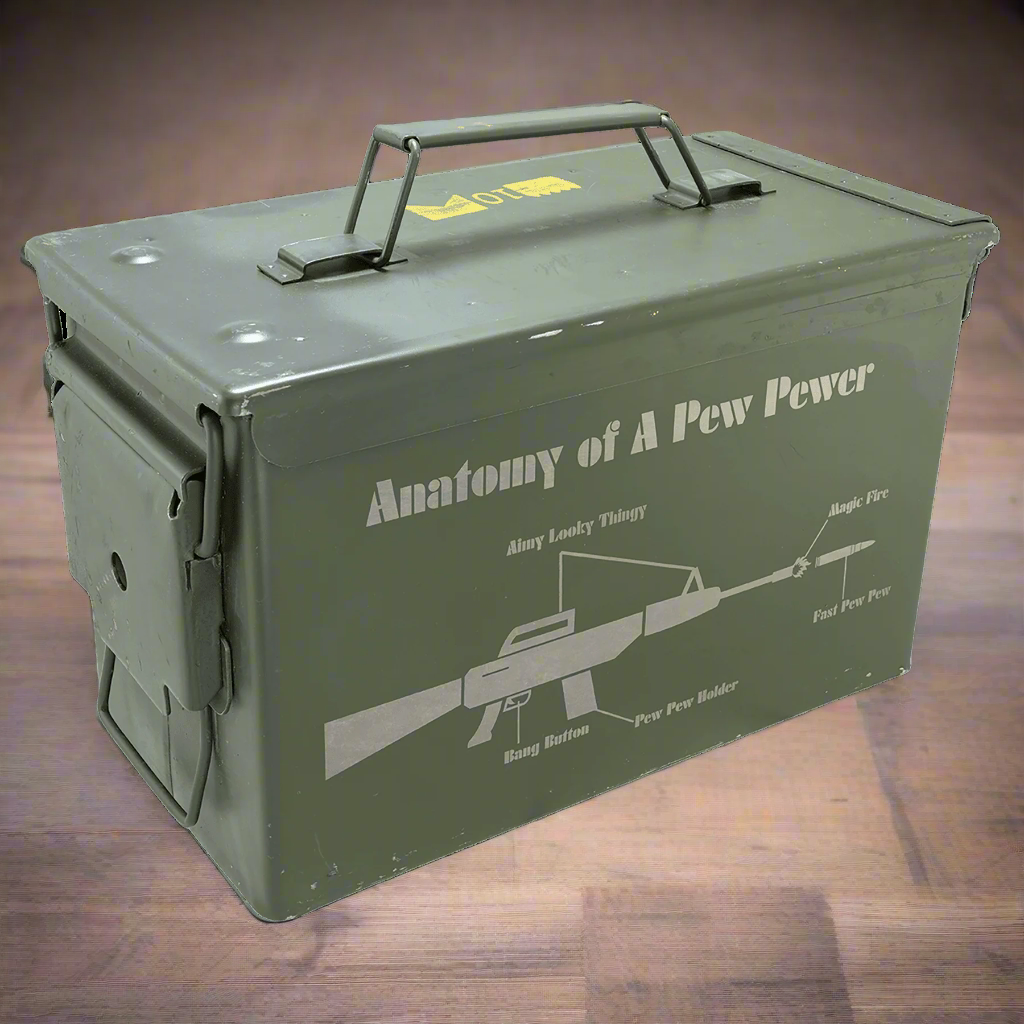 Steel Ammo Can (Army Surplus) - Personalized & Engraved