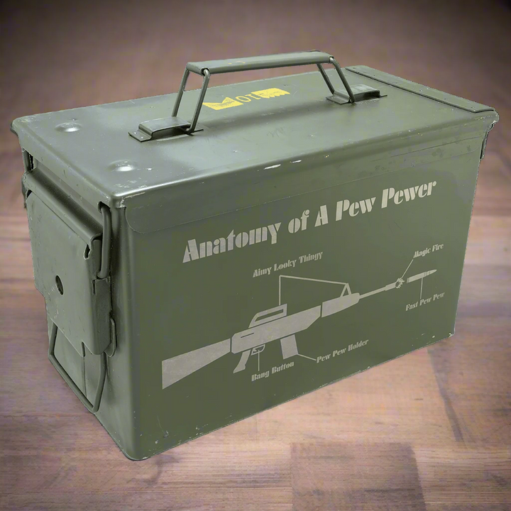 Steel Ammo Can (Army Surplus) - Personalized & Engraved