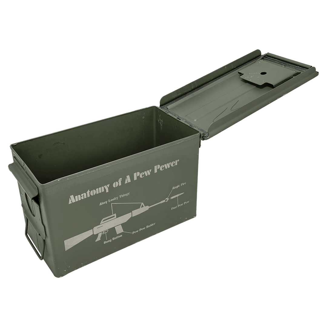 Steel Ammo Can (Army Surplus) - Personalized & Engraved