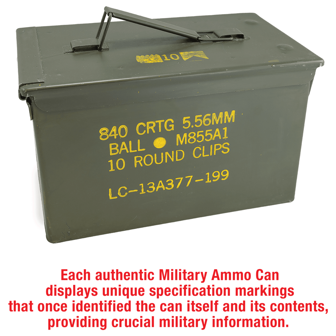 Steel Ammo Can (Army Surplus) - Personalized & Engraved