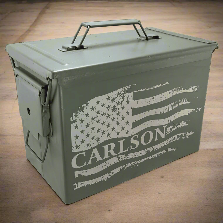 Steel Ammo Can (Army Surplus) - Personalized & Engraved