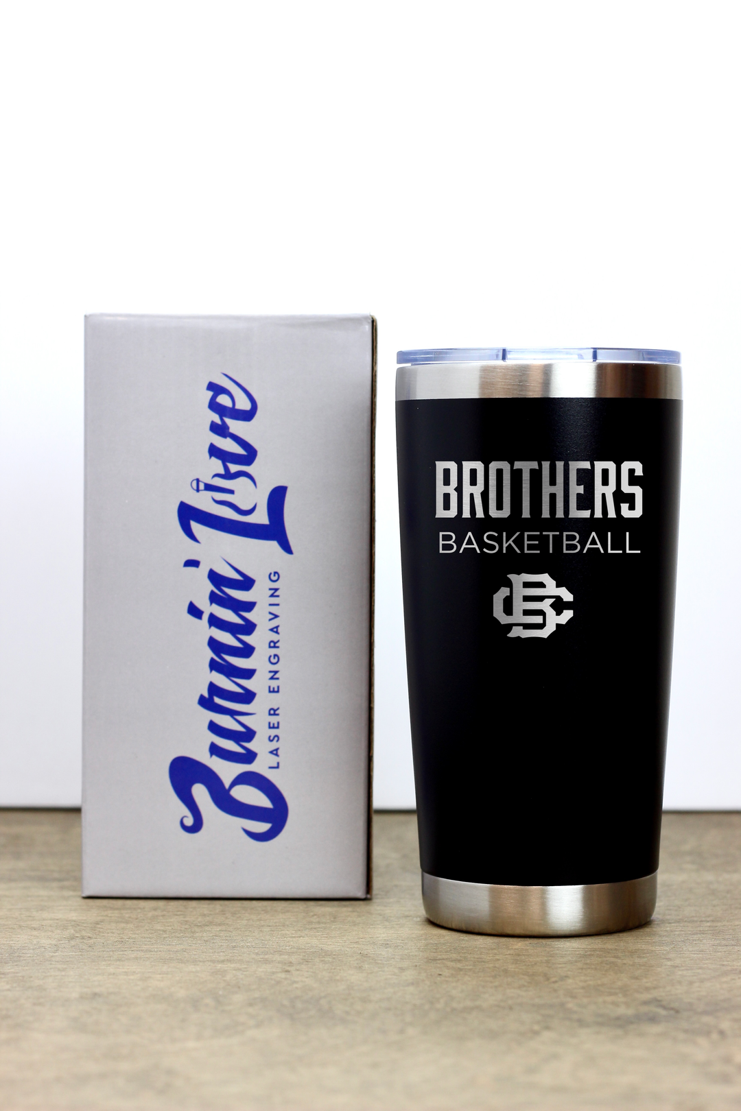 20oz Burnin' Love Laser Engraving Tumblers - CBHS Basketball