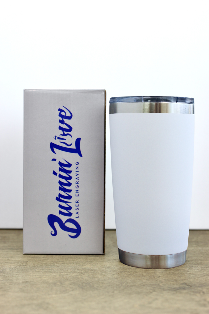 20oz Burnin' Love Laser Engraving Tumblers - Create your own!