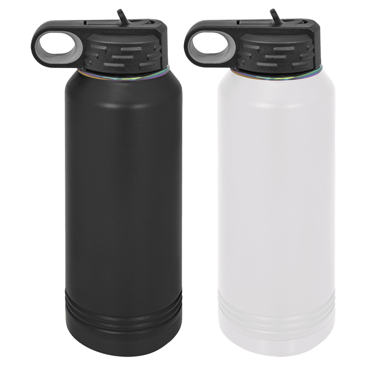 32 oz. Polar Camel Prism Plated Water Bottle - Fully Customized Engraved