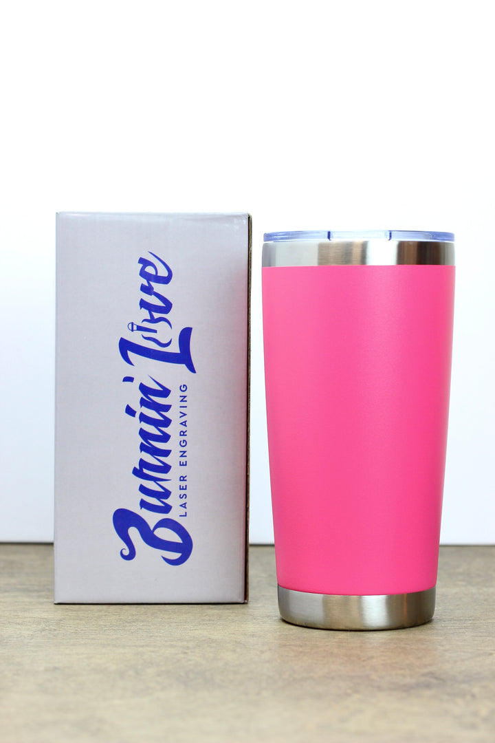 Seabees "Can Do!" 20oz Burnin' Love Laser Engraving Tumblers