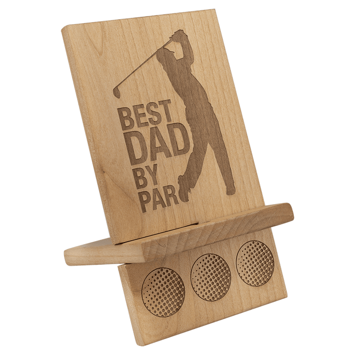 Wooden Cell Phone or Tablet Stand - Custom Engraved