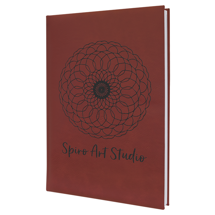 Personalized, Engraved Leatherette Sketch Book (Unlined)