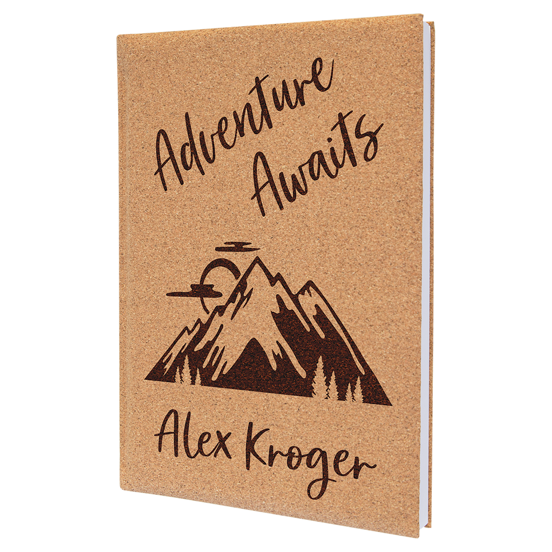 Personalized, Engraved Leatherette Sketch Book (Unlined)