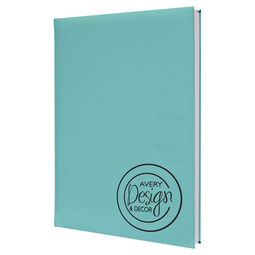 Personalized, Engraved Leatherette Sketch Book (Unlined)