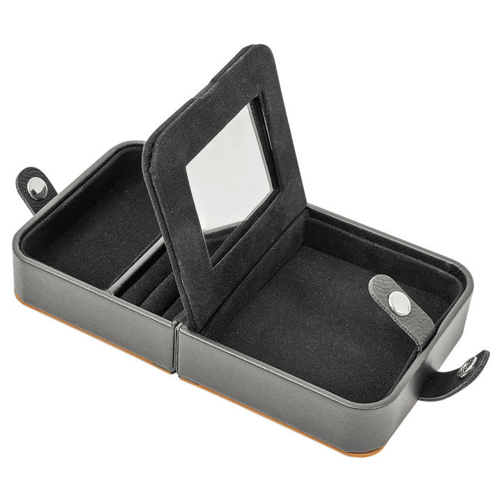 Personalized, Engraved Leatherette Jewelry Box - 7.5" x 4.5"