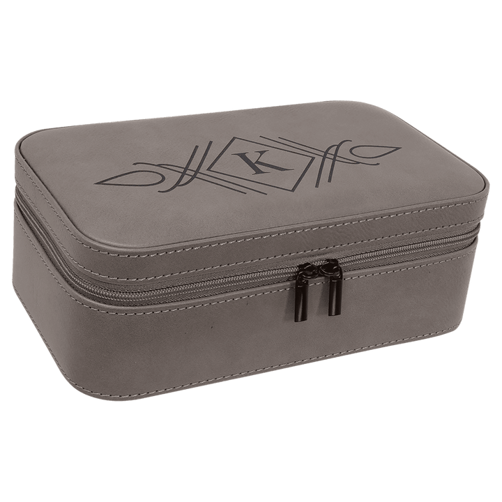 Personalized, Engraved Leatherette Jewelry Box - 7.5" x 4.5"