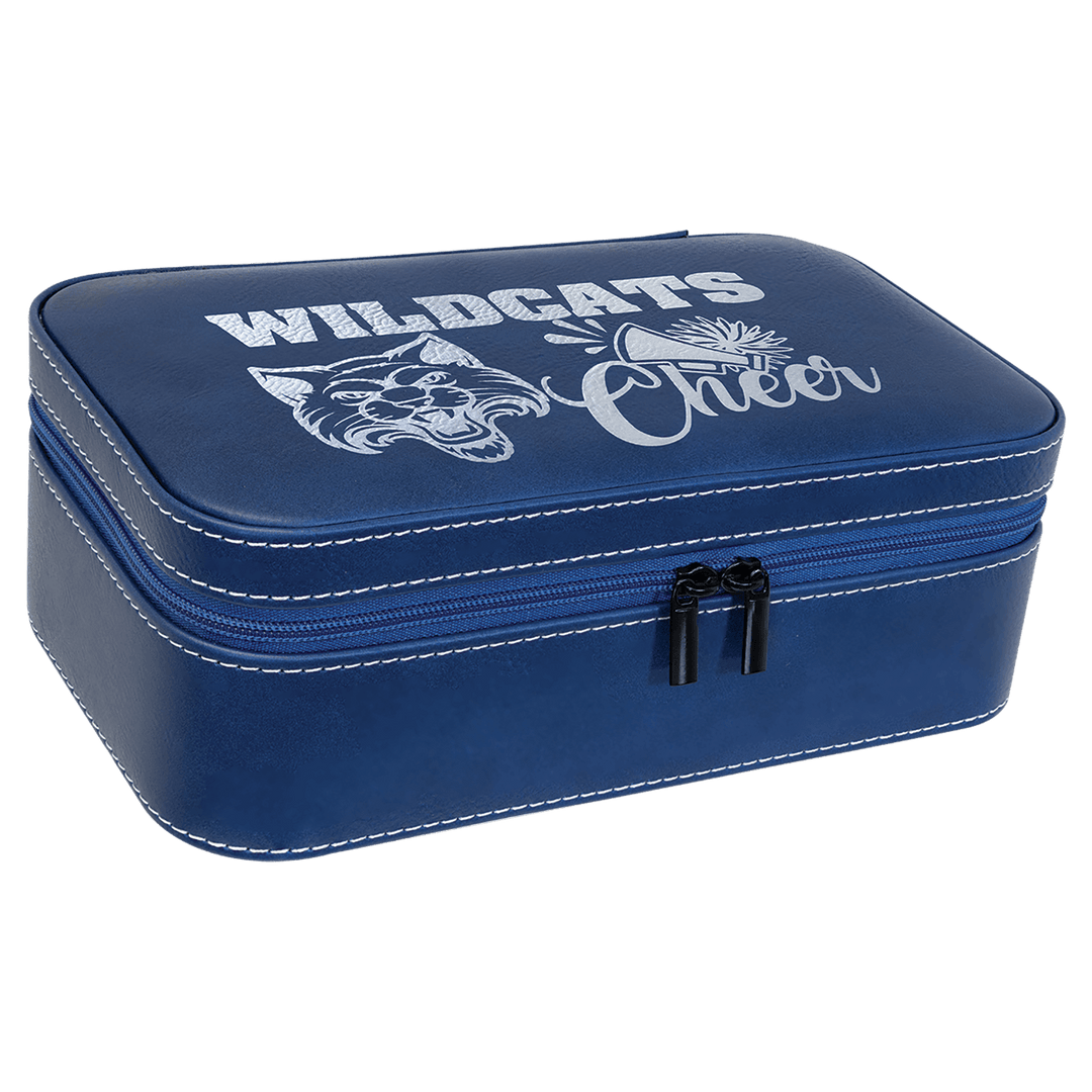 Personalized, Engraved Leatherette Jewelry Box - 7.5" x 4.5"