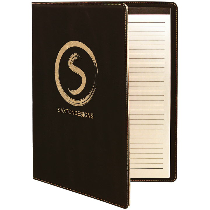 Personalized Engraved Leatherette Padfolio/Portfolio