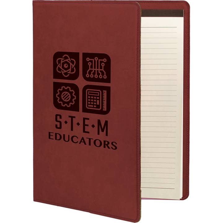 Personalized Engraved Leatherette Padfolio/Portfolio