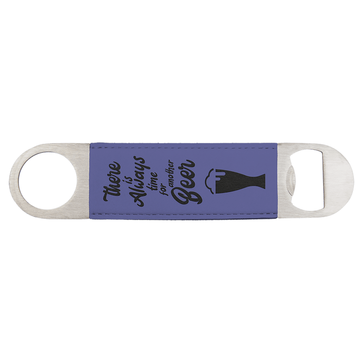Personalized Engraved Leatherette Bottle Opener