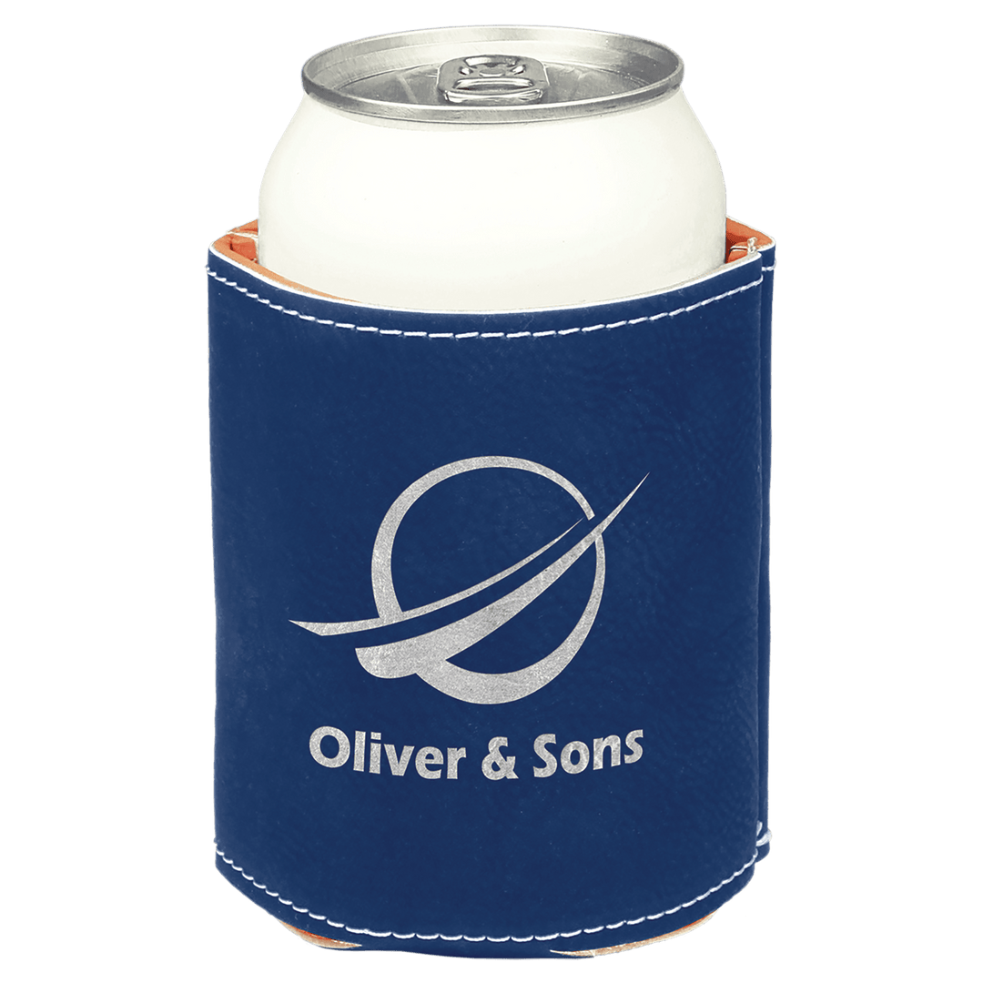 Personalized Engraved Leatherette Can/Bottle Holder