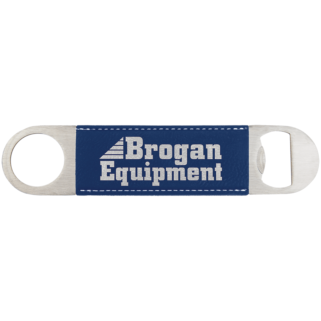 Personalized Engraved Leatherette Bottle Opener