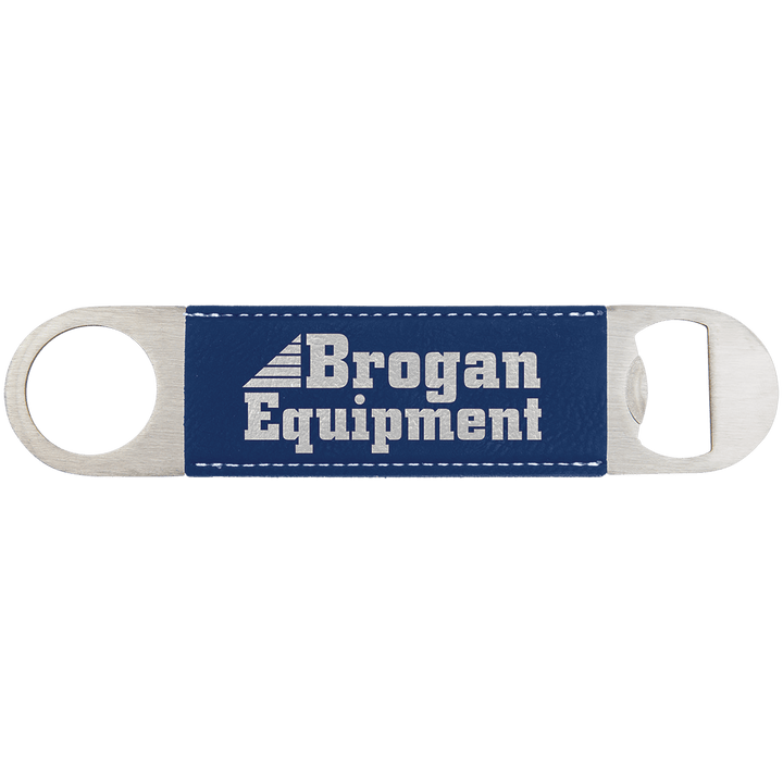 Personalized Engraved Leatherette Bottle Opener