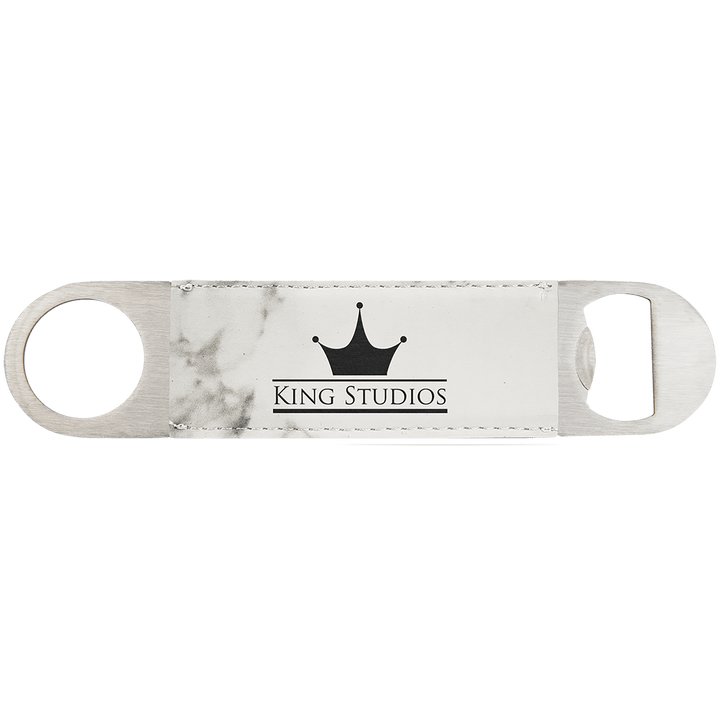 Personalized Engraved Leatherette Bottle Opener