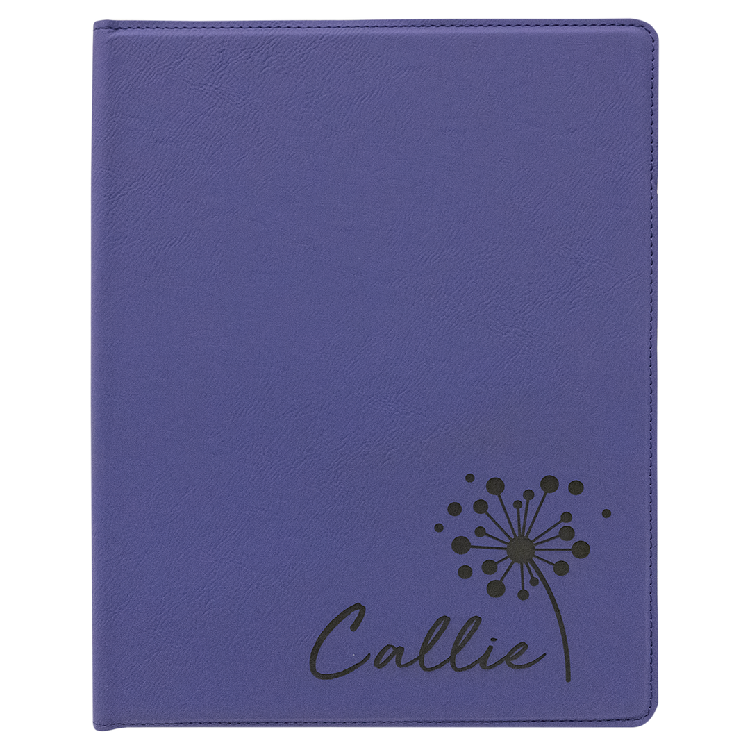 Personalized Engraved Leatherette Padfolio/Portfolio