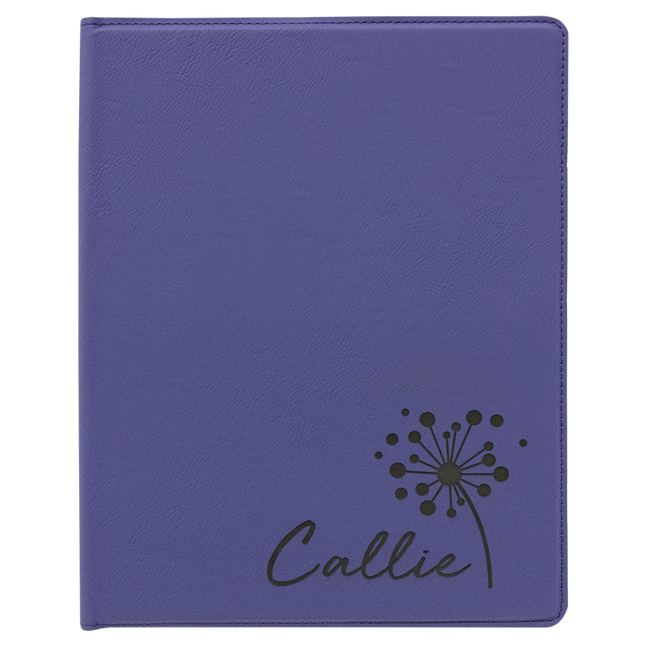 Personalized Engraved Leatherette Padfolio/Portfolio