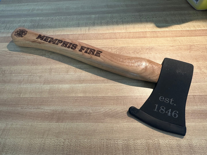 Hickory Axe (1-1/4 lb.) - fully customizable & engraved