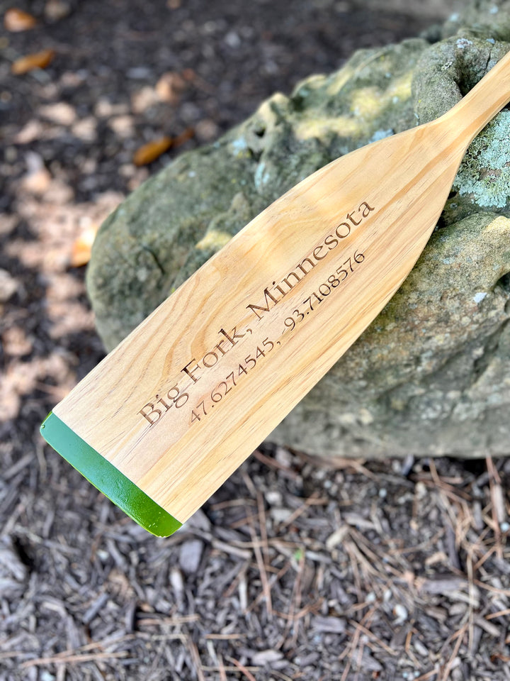 Boat Paddle - Personalized & Engraved with Monograms, Last Names or Logo