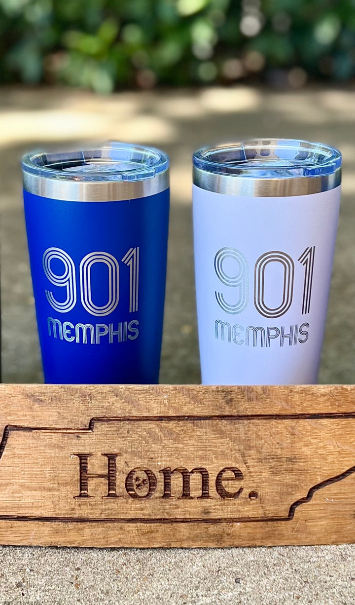 901 Memphis - 20oz Burnin' Love Laser Engraving Tumblers