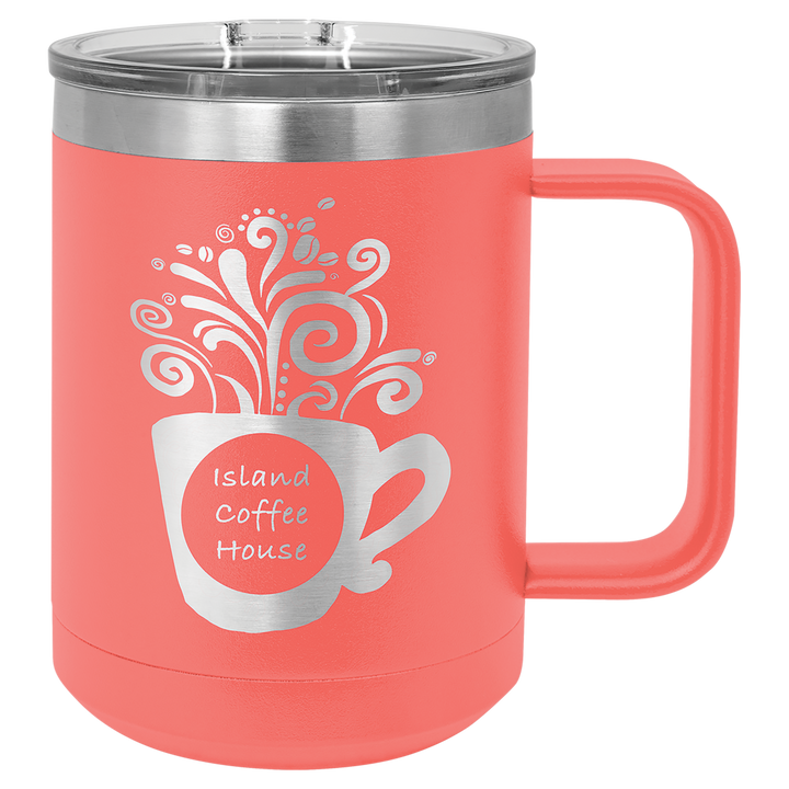 15 oz Polar Camel Coffee Mug Tumbler - Design your own!