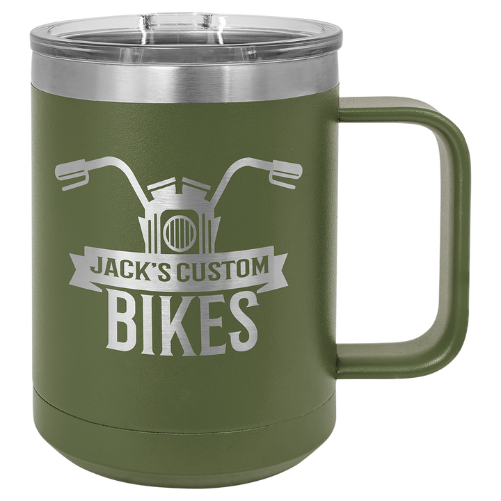 15 oz Polar Camel Coffee Mug Tumbler - Design your own!
