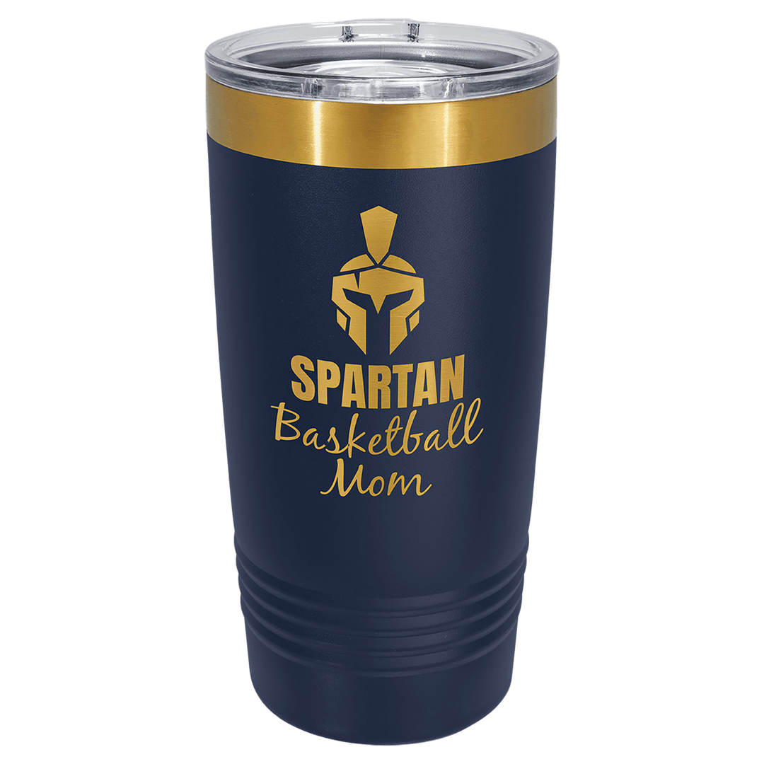 20 oz. Polar Camel Bright Gold Plated Tumbler - Fully Customized Engraved