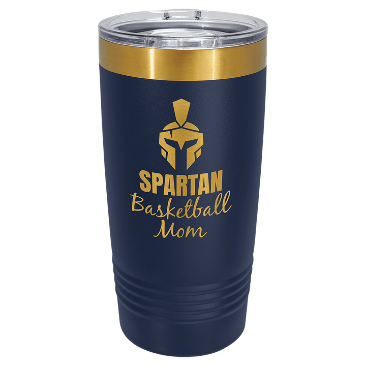 20 oz. Polar Camel Bright Gold Plated Tumbler - Fully Customized Engraved