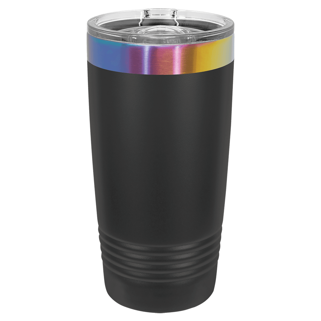 20 oz. Polar Camel Prism Plated Tumbler - Fully Customized Engraved