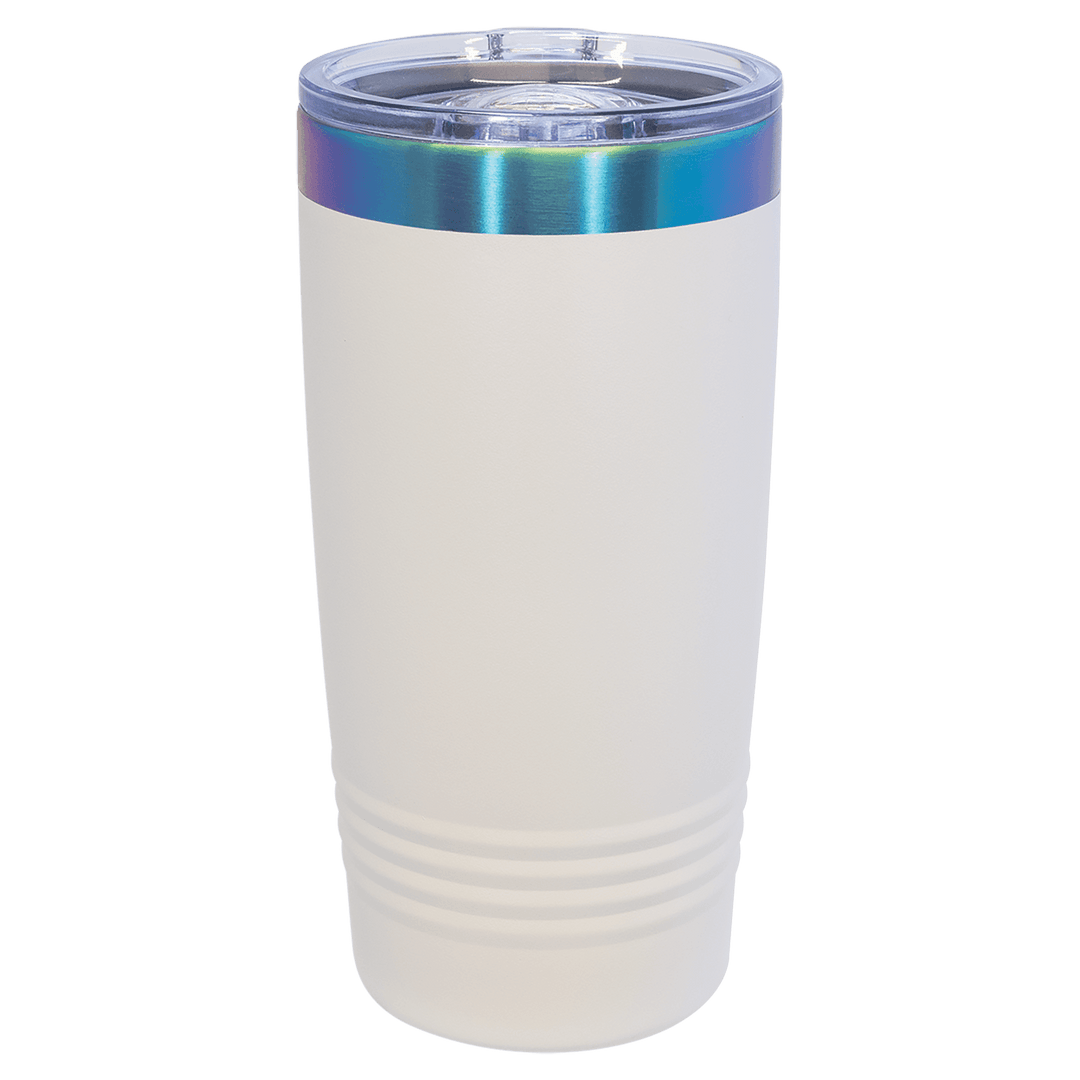 20 oz. Polar Camel Prism Plated Tumbler - Fully Customized Engraved