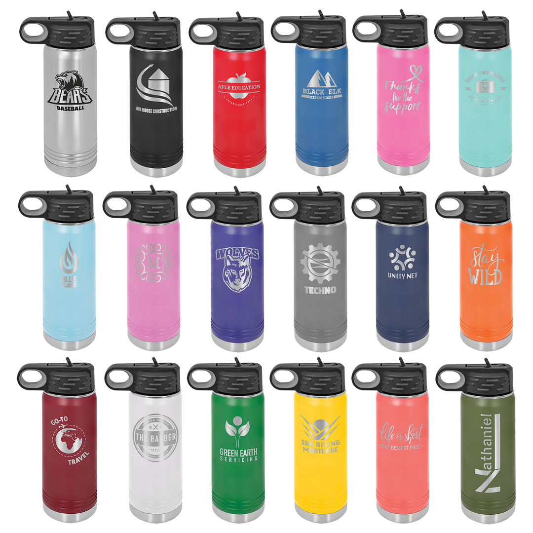 20 oz Polar Camel Water Bottle - Design your own!