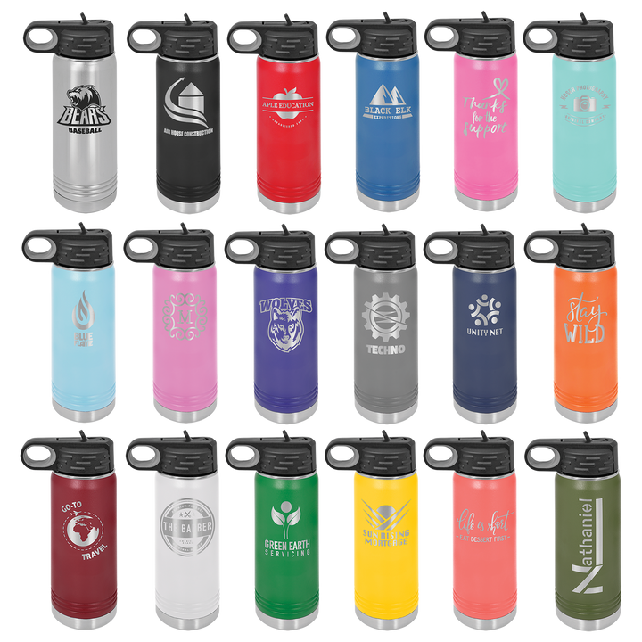 20 oz Polar Camel Water Bottle - Design your own!