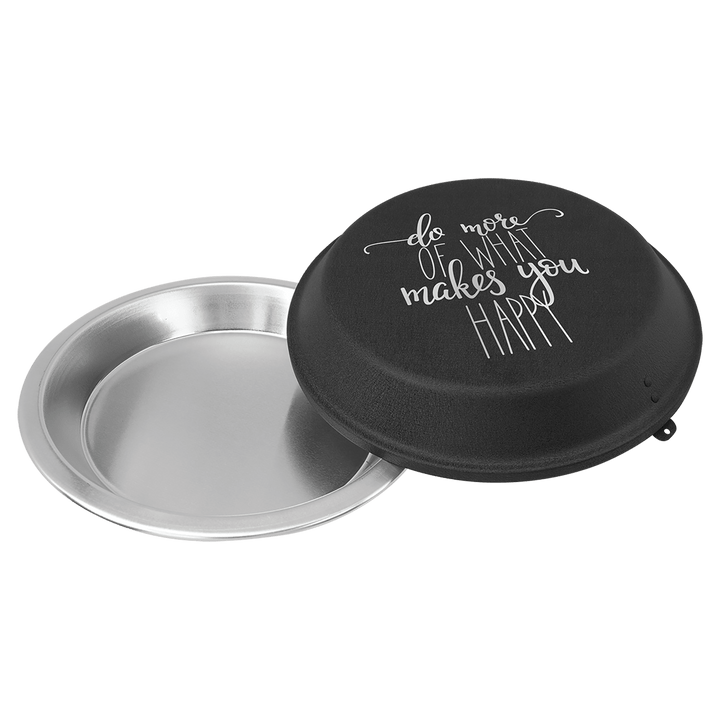 Personalized Engraved 9" Aluminum Pie Pan with Lid