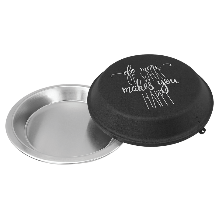 Custom Engraved 9 Aluminum Pie Pan with Lid - Personalized Kitchenware for Baking