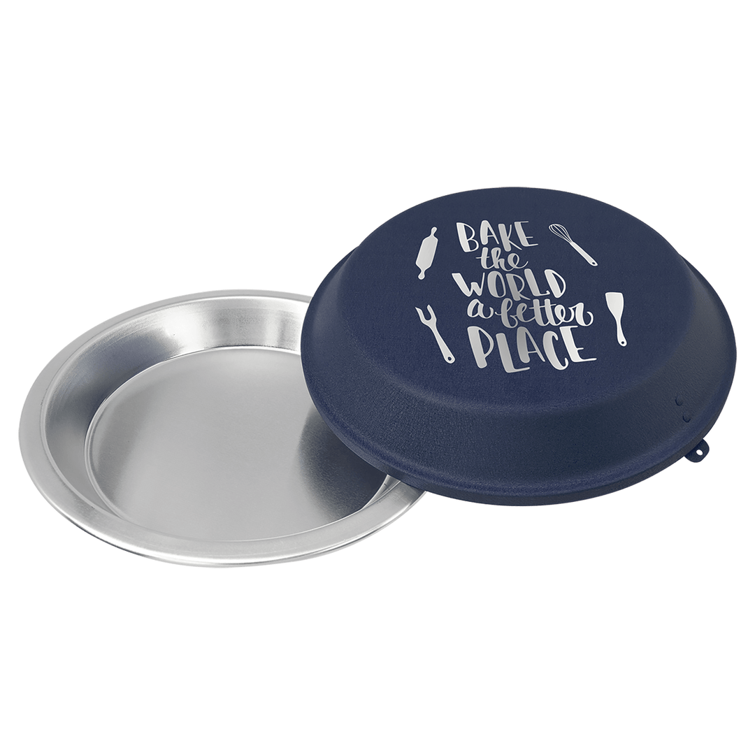 Personalized Engraved 9" Aluminum Pie Pan with Lid